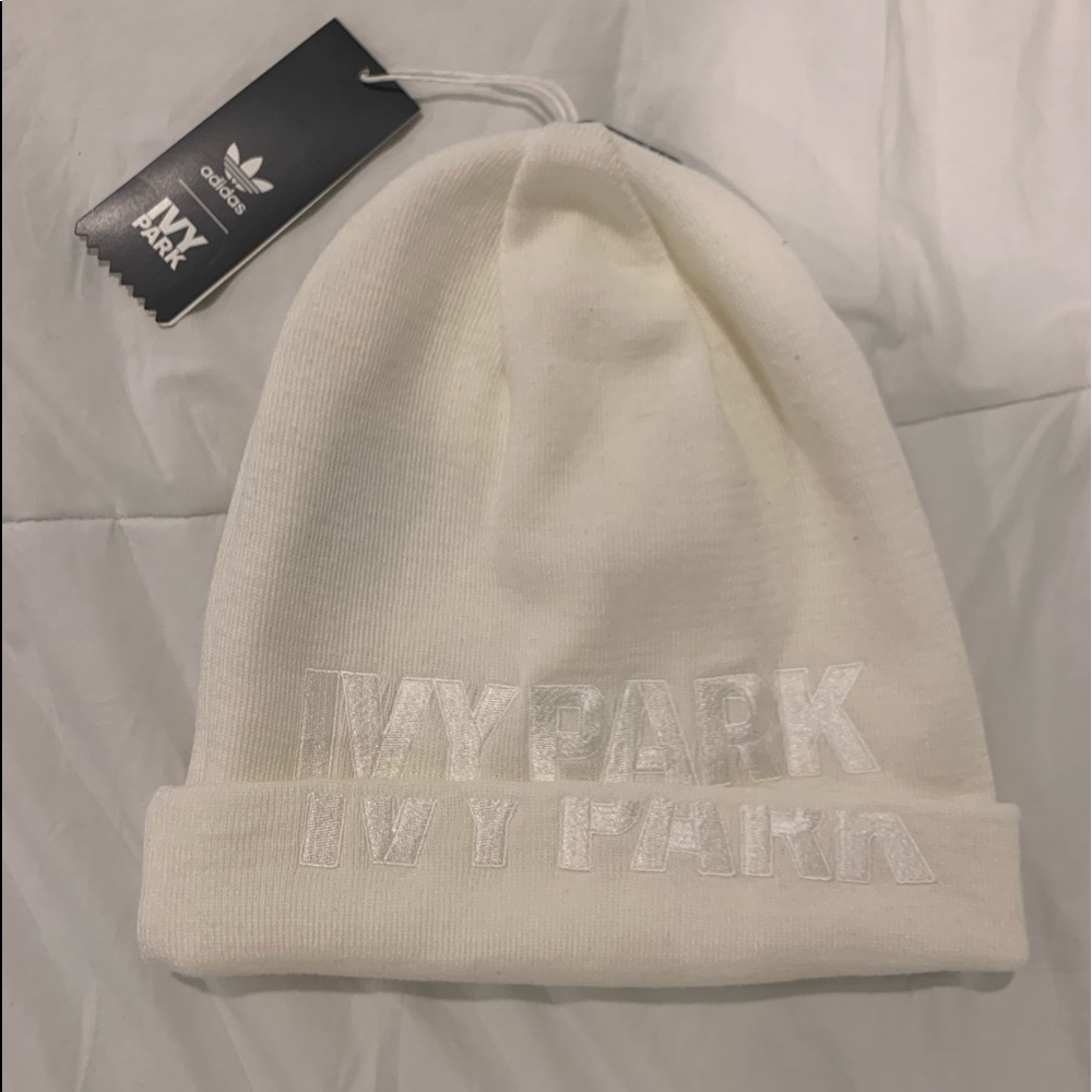 Adidas x icy park beanie ivy park cream beanie